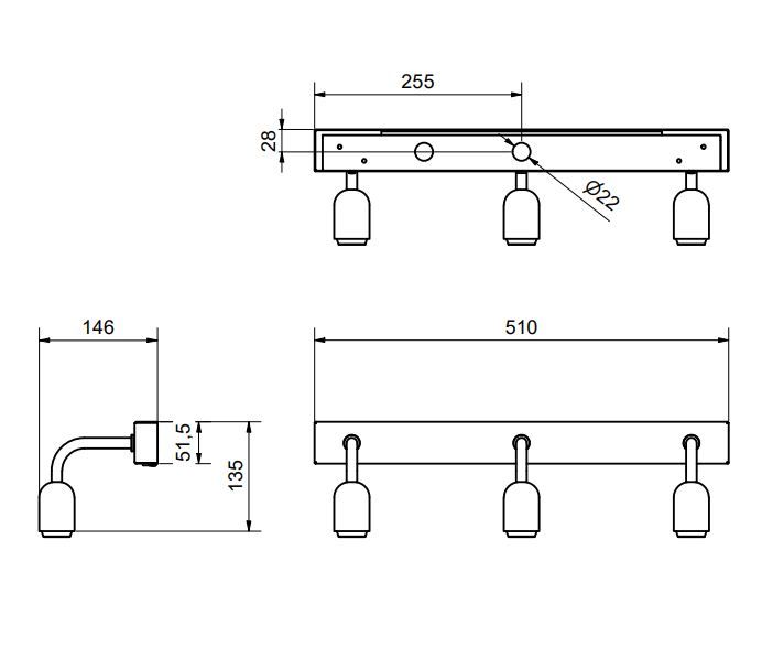 Regal wall lamp spec