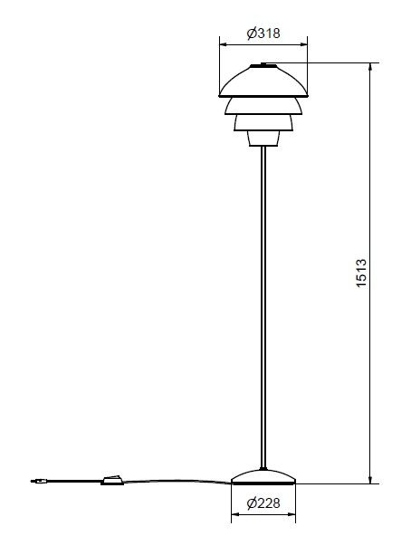 Valencia  floor lamp spec