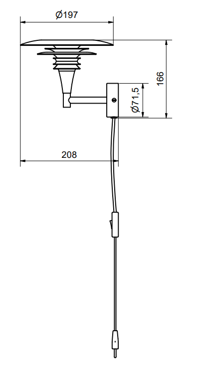 Diablo wall sconce spec.