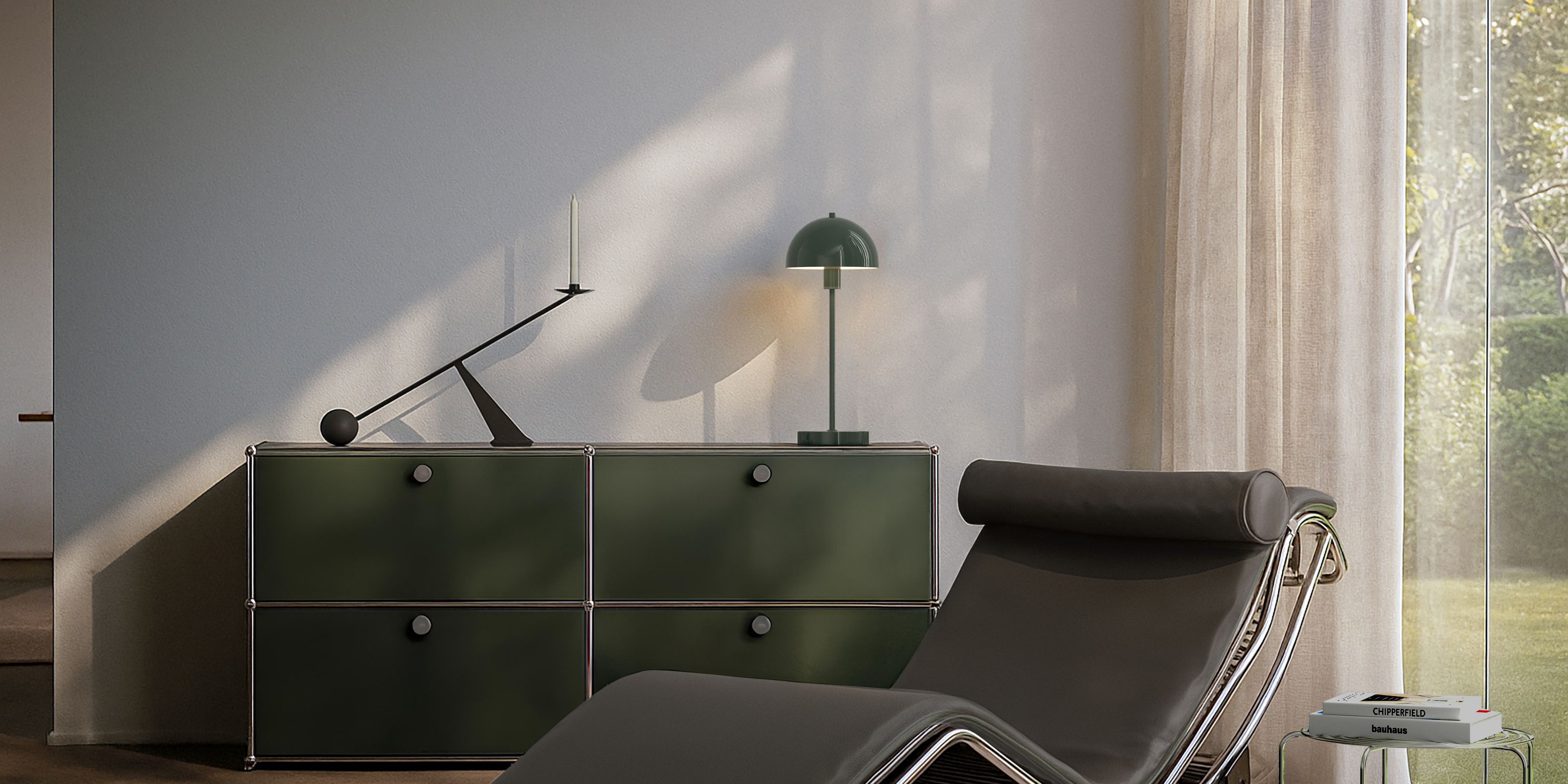 Pendant and white balloons