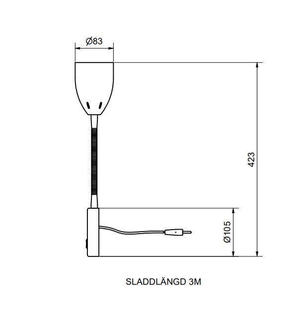 Smilla wall lamp spec