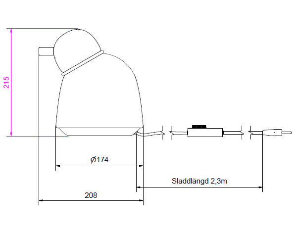 Bird tablelamp dimensional 