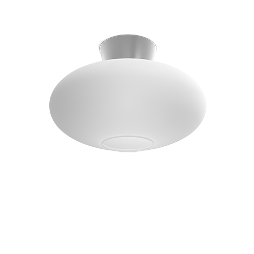 Bullo XL ceiling Ø380-silver
