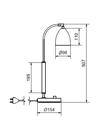 Deluxe table lamp spec