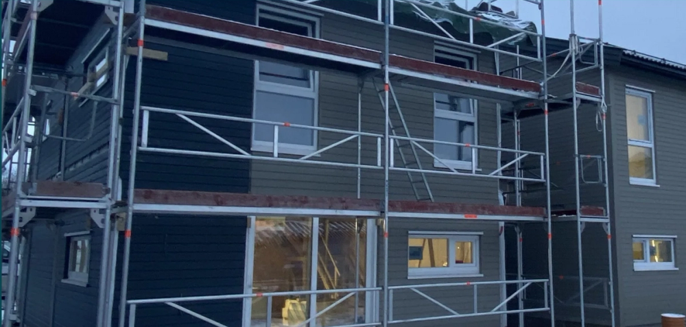  GODT I GANG: Prosjektet på Temsengen i Tønsberg.