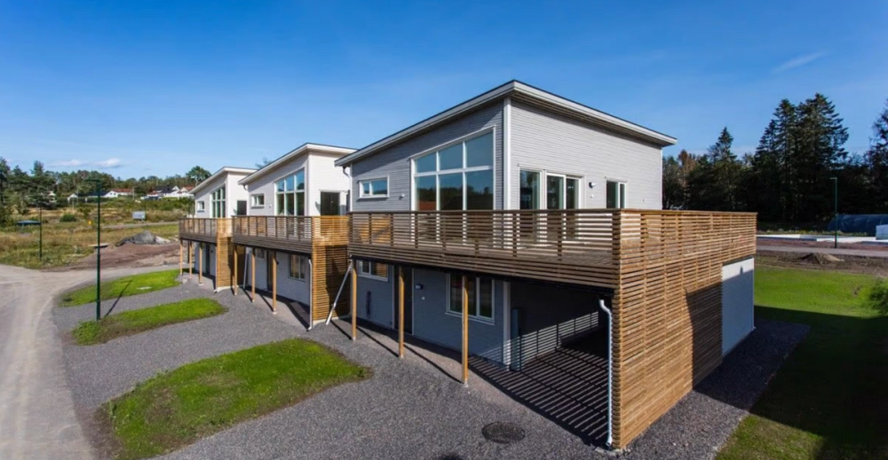  Takket være lånet på 14 millioner kroner kunne Villapartner begynne byggingen av nye boliger med en gang fremfor å vente på forhåndssalg.