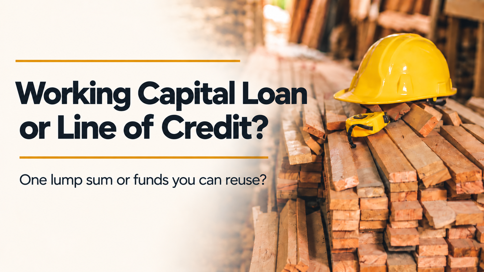 Working Capital Loan vs. Line of Credit: Which Fits Your Business? featured image