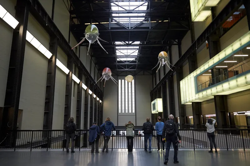 Installation view of Hyundai Commission: Anicka Yi: In Love With The World at Tate Modern, October 2021