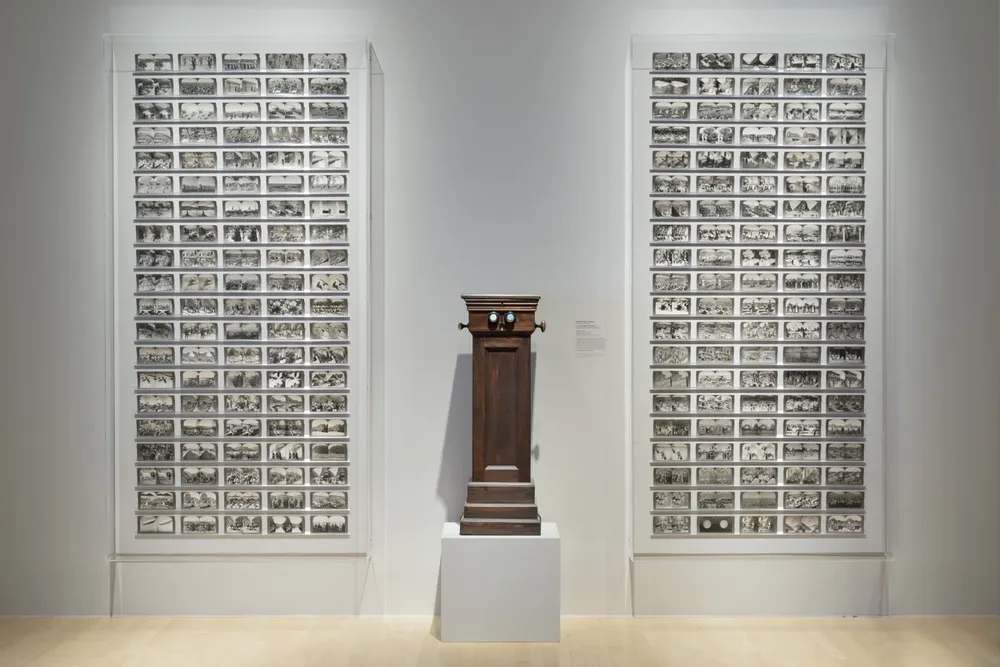 Installation photograph, 3D: Double Vision, Los Angeles County Museum of Art, July 15, 2018-March 31, 2019