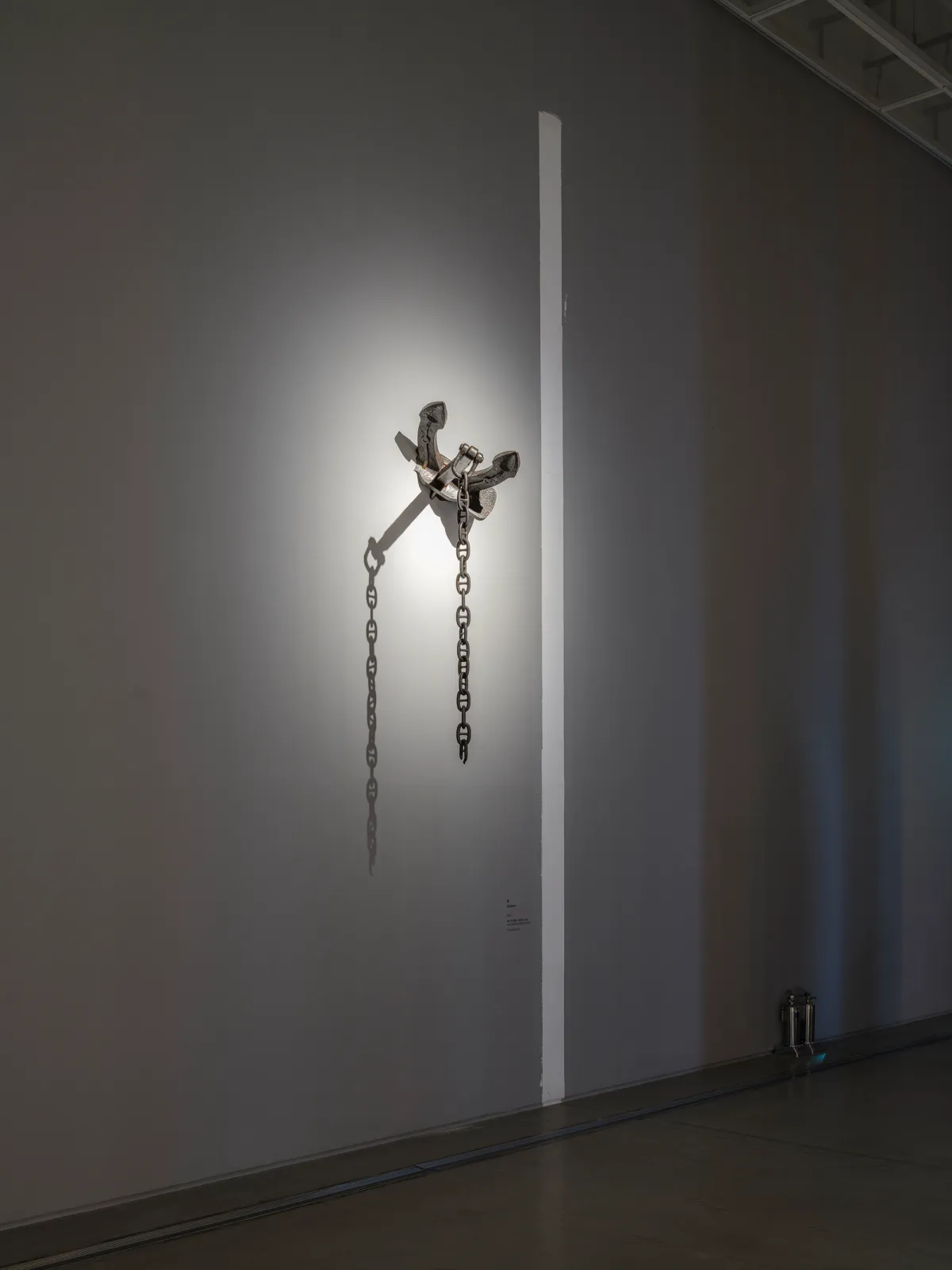 Choe U-Ram, Anchor, 2022, resin, acrylic, stainless steel, 73 x 60 x 54 cm. Image provided by MMCA.