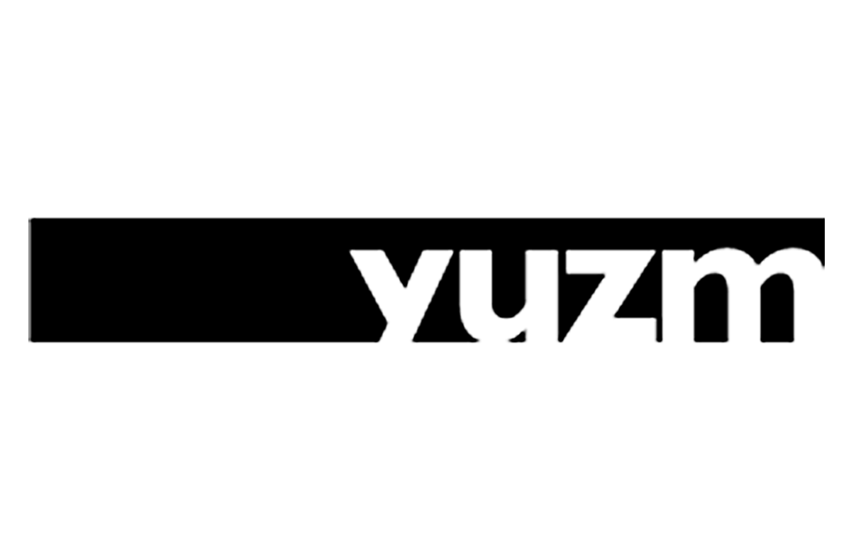 The Yuz Museum's logo is prominently displayed. It features stylized, black text on a white background.