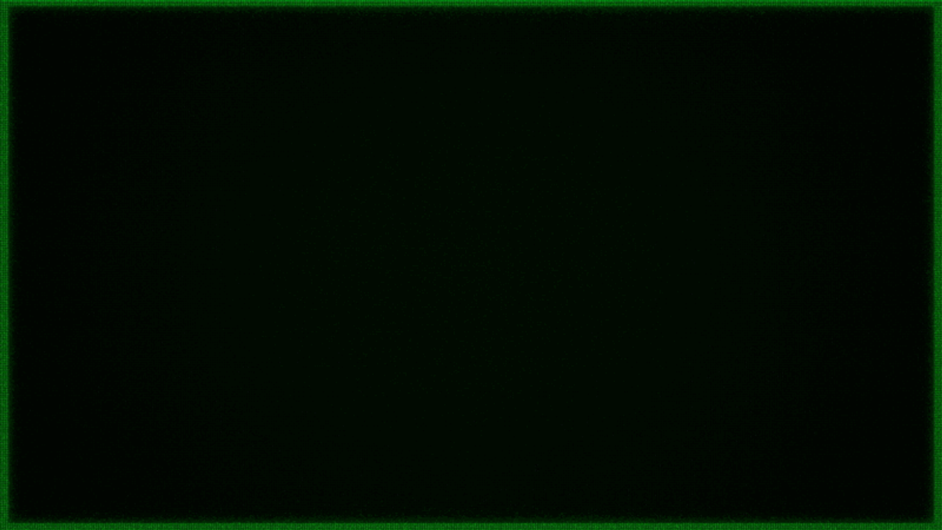 A looping animation with a dark green background and bright green text, possibly related to the Cyber Feminism Index theme.