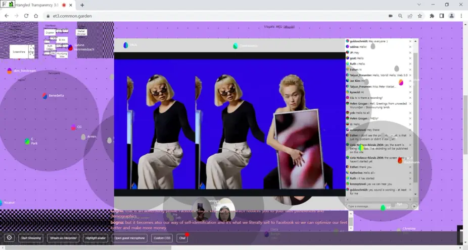 Designing tool opened on a screen, editing various poster files against a purple background.