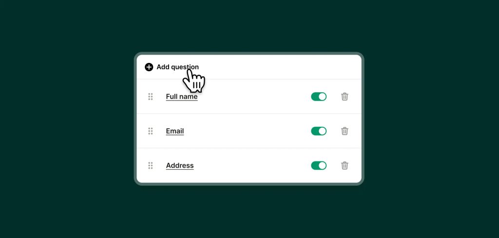 Upfirst AI receptionist setup screen showing how a real estate agent can add info about showing availability and buyer/seller services.