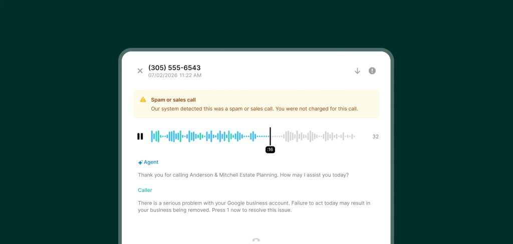 Call transfer rule setup for a real estate agent, showing how to forward tour requests or property inquiries to a mobile number.