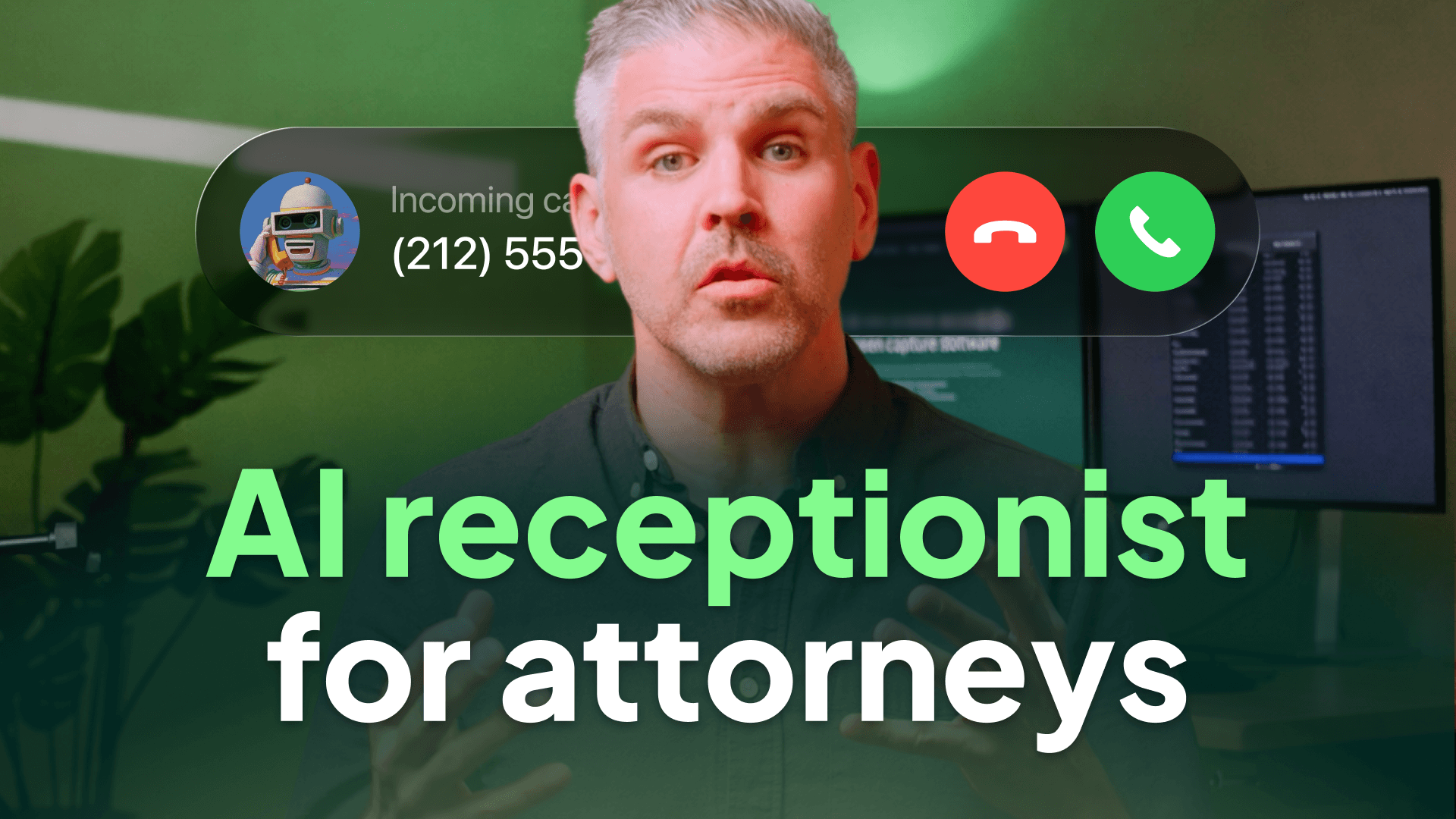 Thumbnail of Upfirst demo video demonstrating how an AI receptionist can be trained to answer calls for law firms.