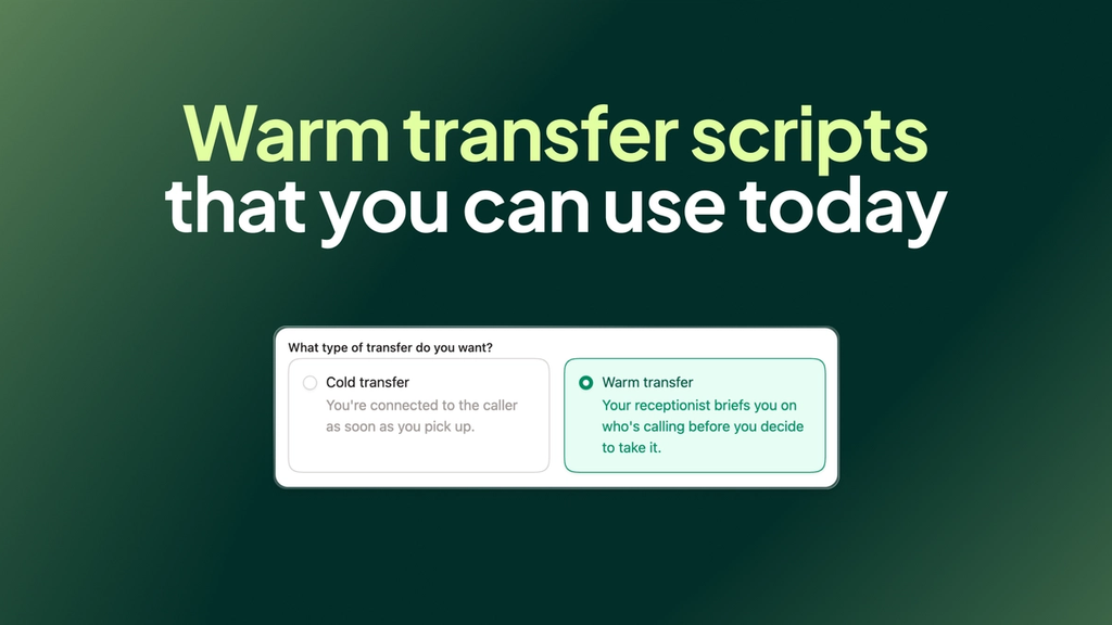 Warm Transfer Scripts Warm Transfer Script Samples You Can Use Today