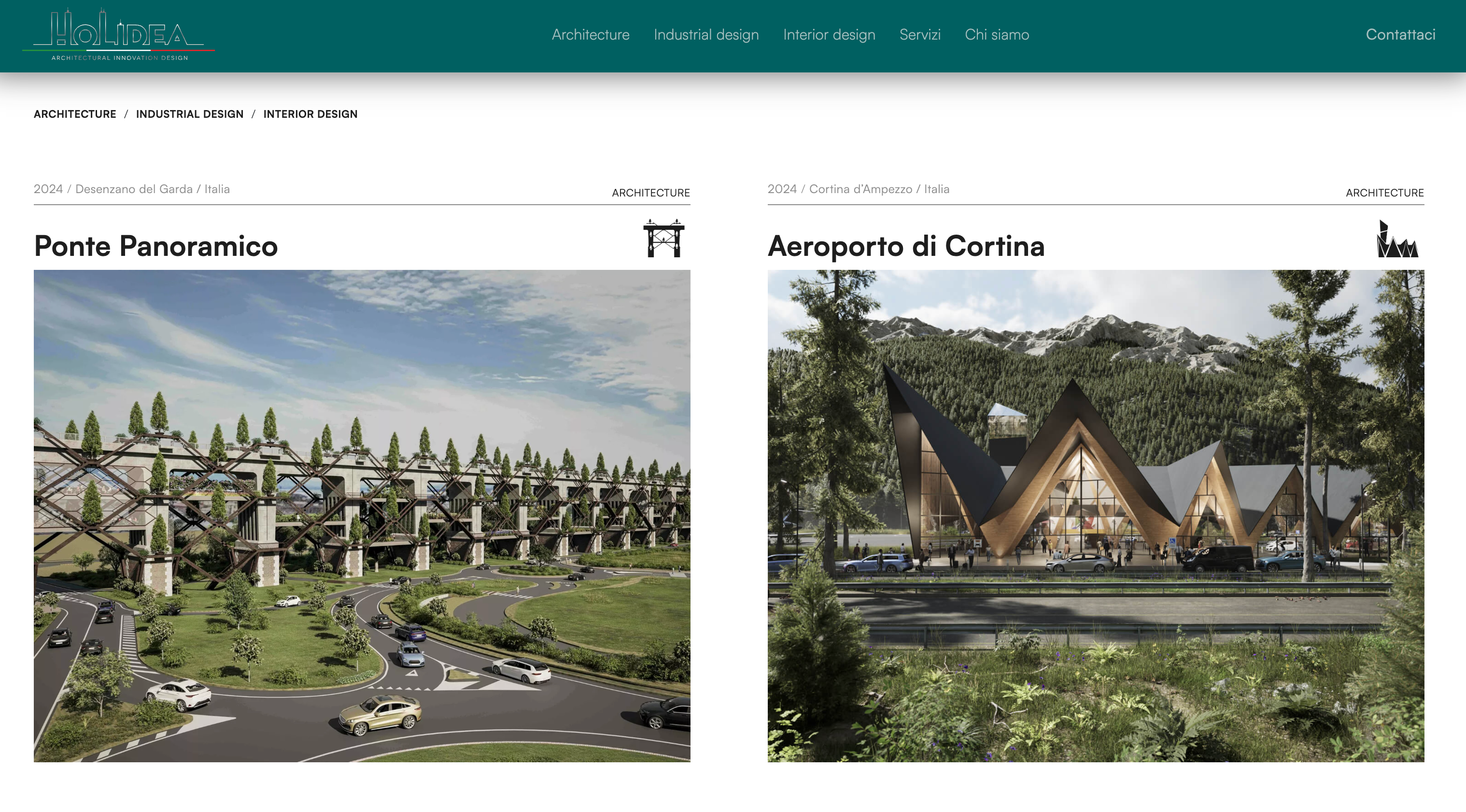Architecture website — 1