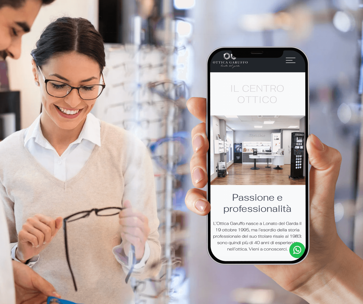 Optical website