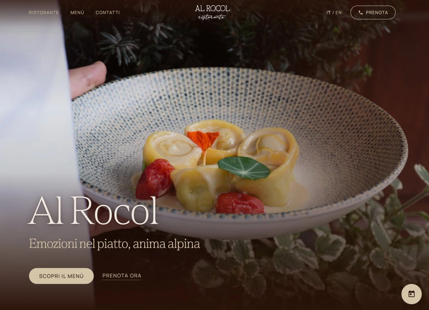 Restaurant website