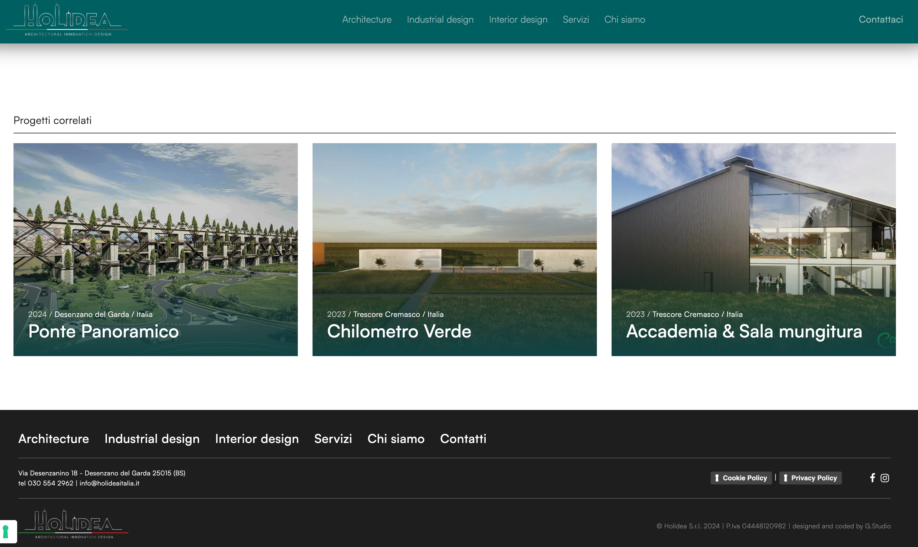 Architecture website — 2
