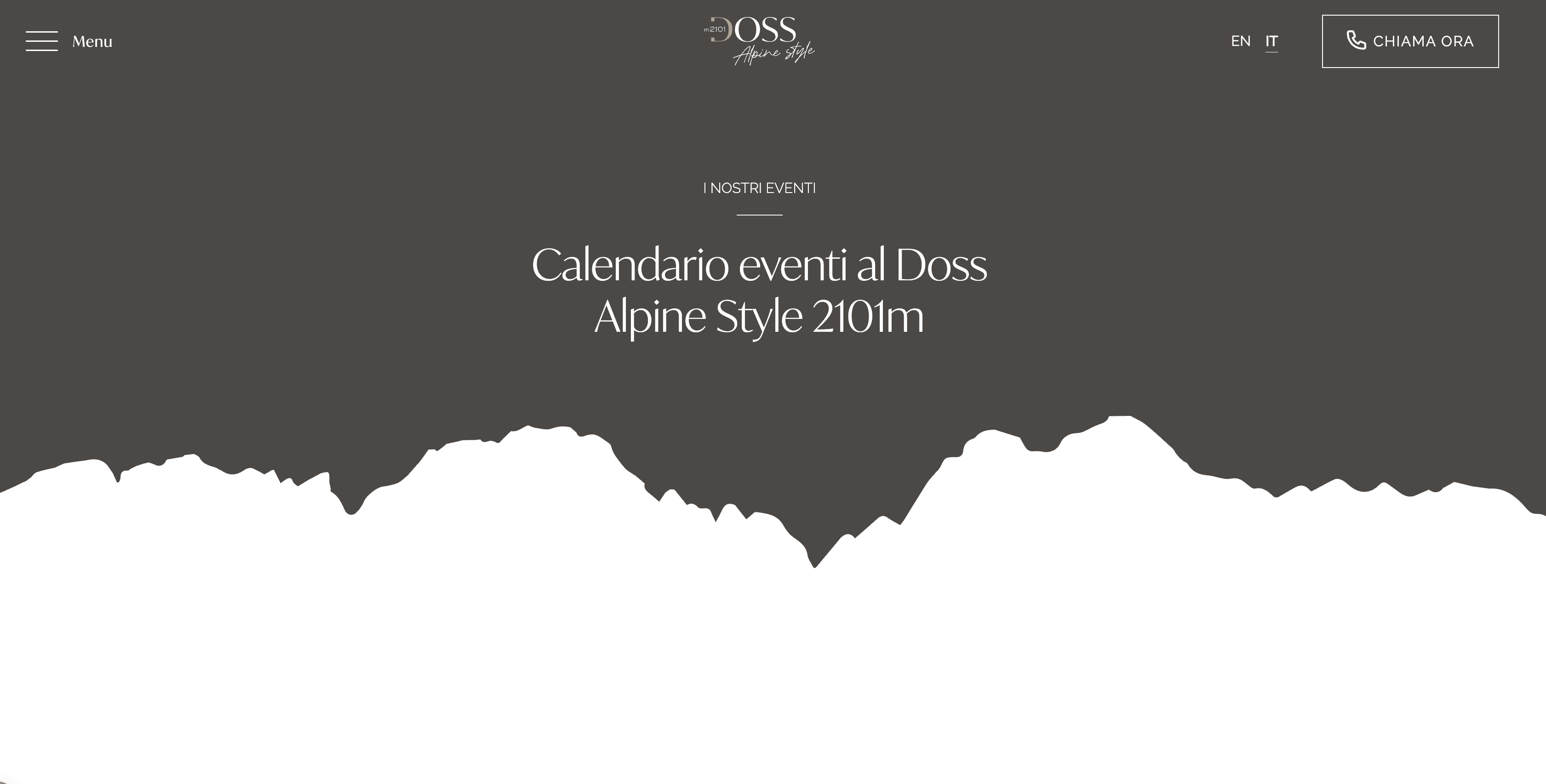 Dolomiti restaurant website — 4