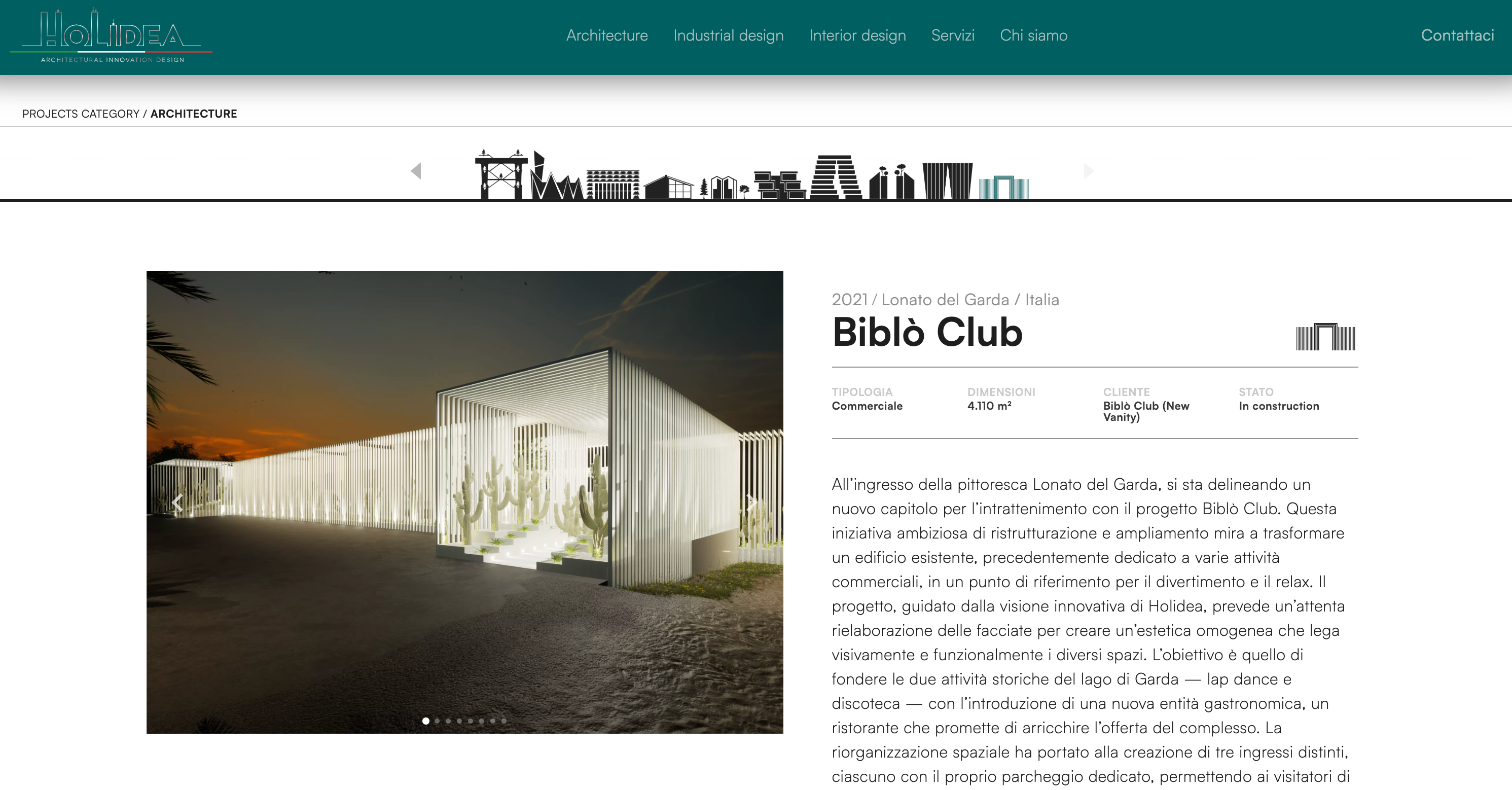 Architecture website — 4