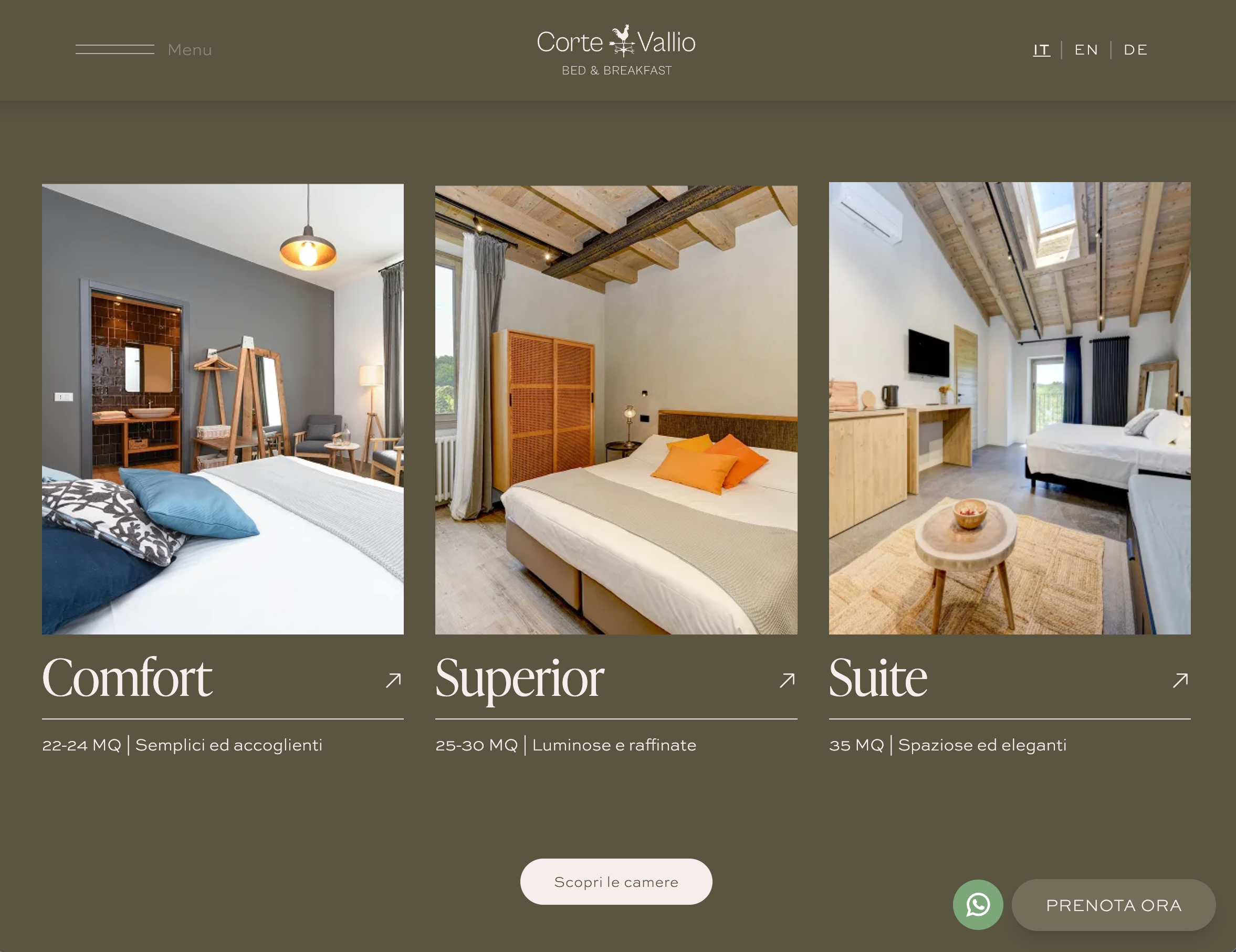 Bed and breakfast website — 3