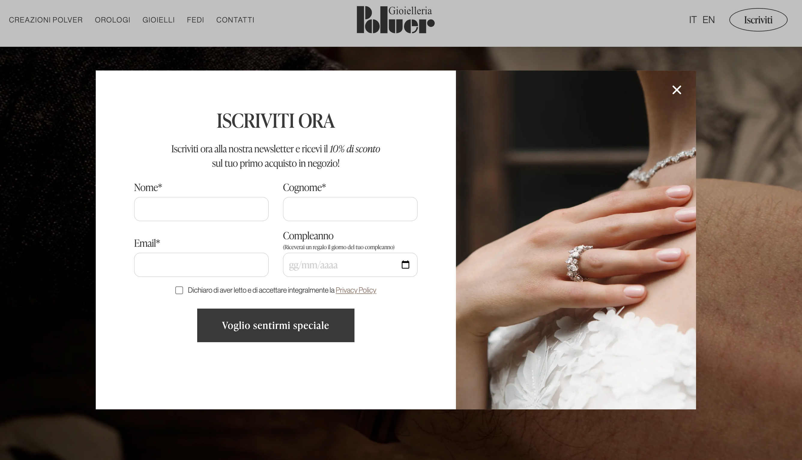 Jewelry website — 3