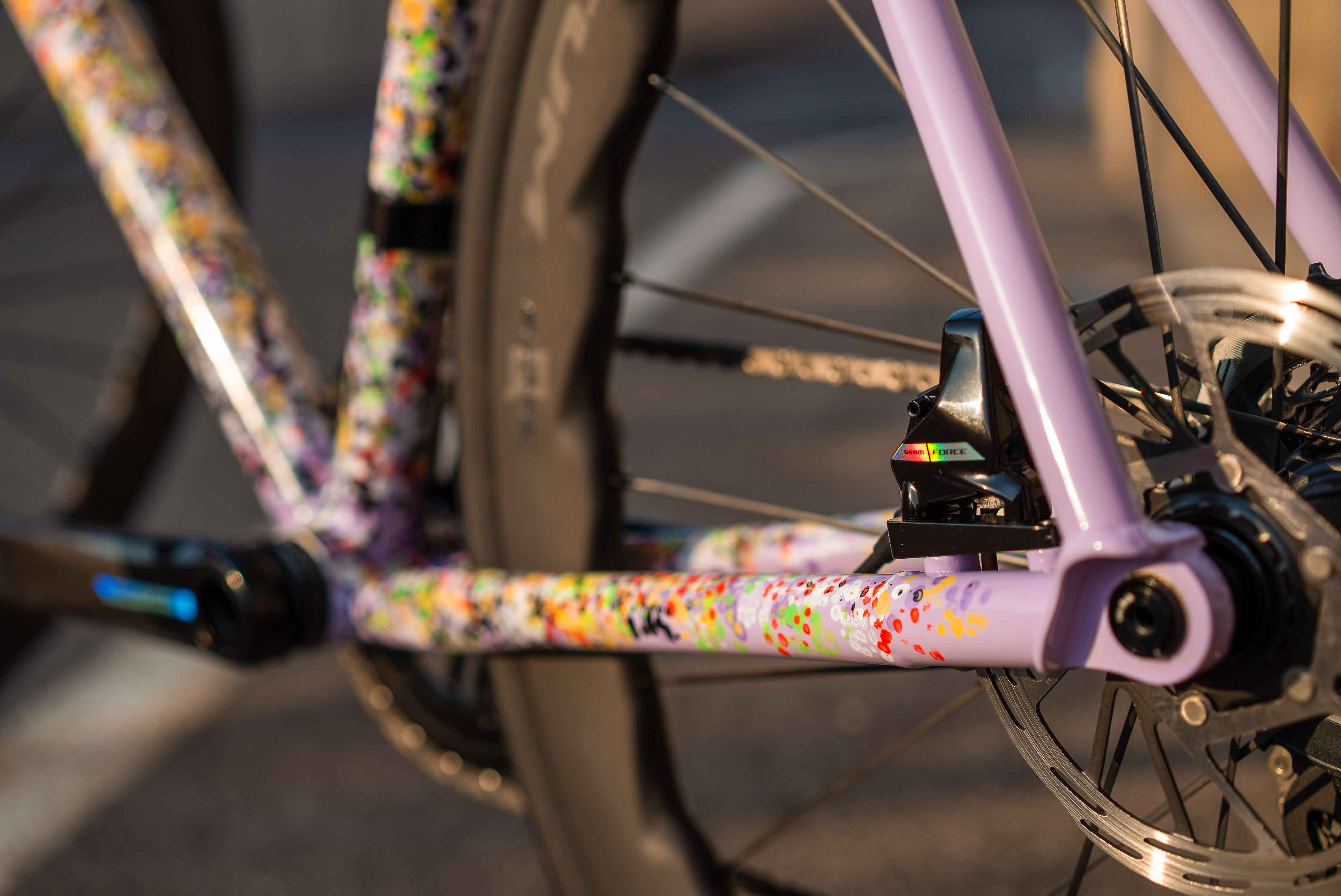 Love #3 flat-mount disc brake and thru-axle dropout