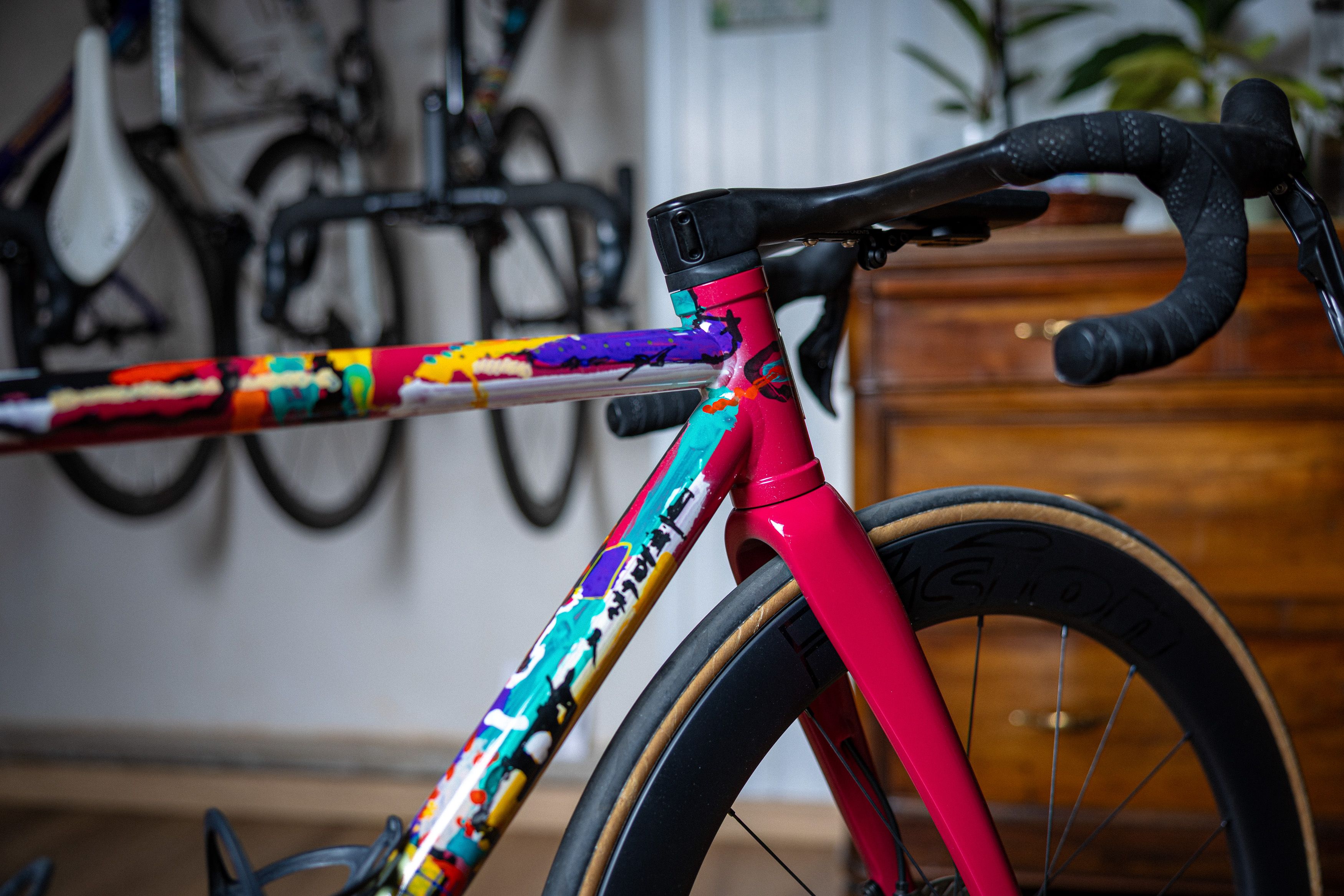 Love #3's head tube and P32 Pegoretti fork