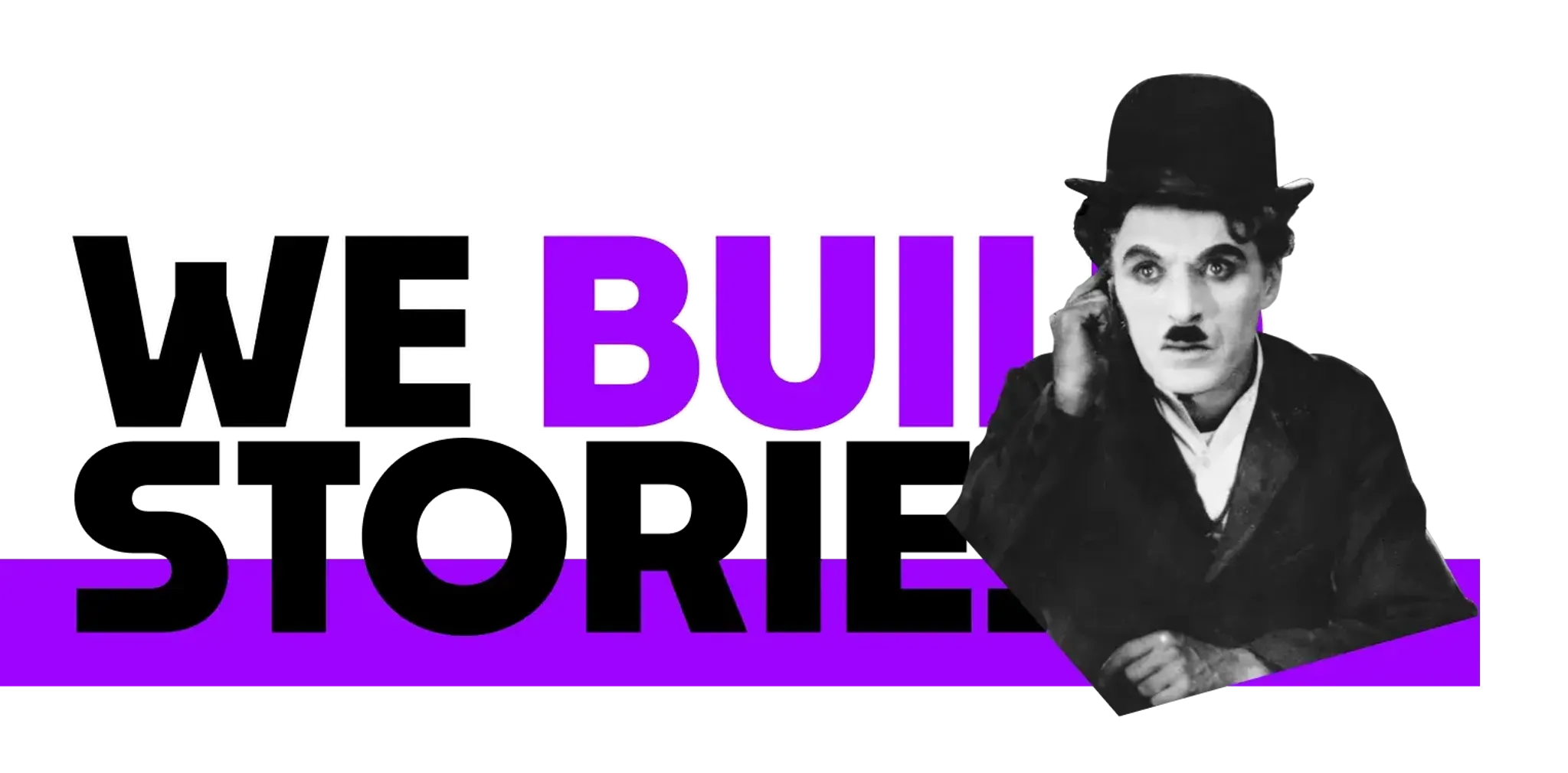 Charlie Chaplin con espressione pensierosa
