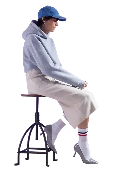 pittarello donna sgabello