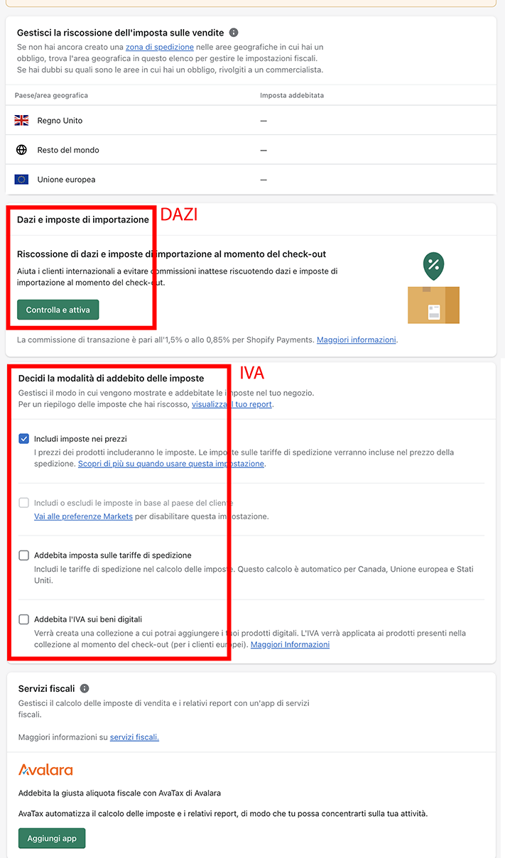 shopify markets - 2-impostazioni- imposte-dazi-generale.png
