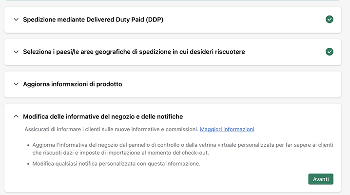 shopify markets - 6-impostazioni- Imposte e Dazi - attiva-Riscossione 04.png