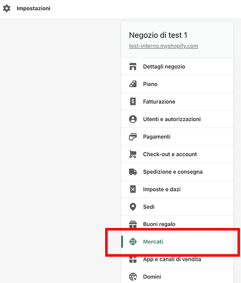shopify markets - 1-impostazioni- mercati.png