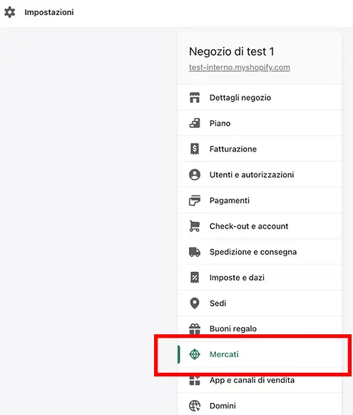shopify markets - 1-impostazioni- mercati.png