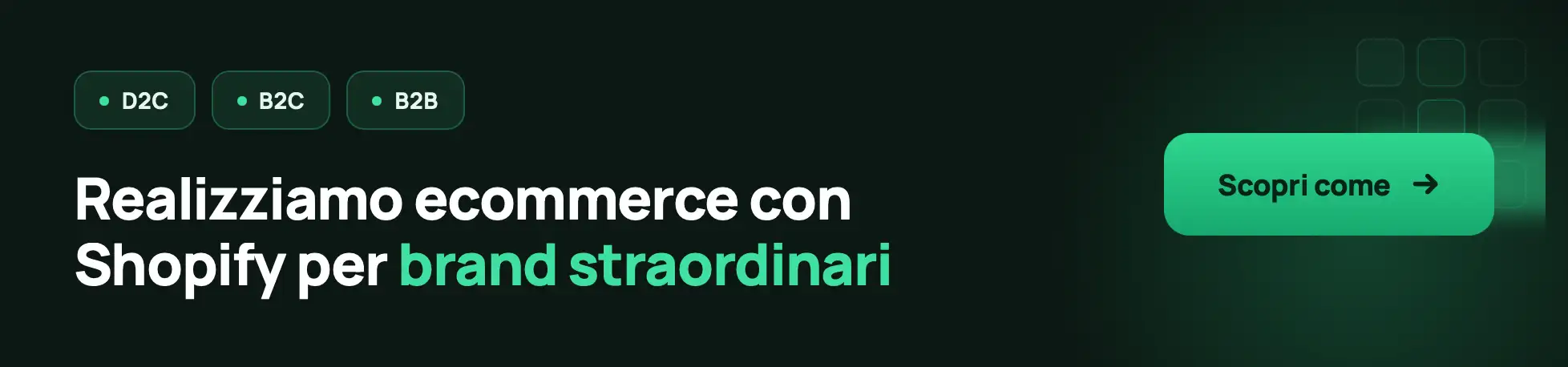 Realizziamo il tuo ecommerce