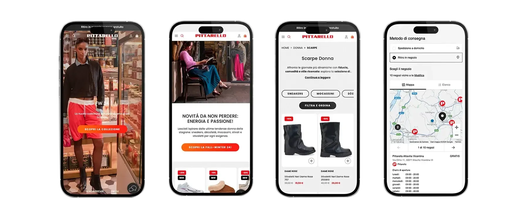 mockup mobile pittarello
