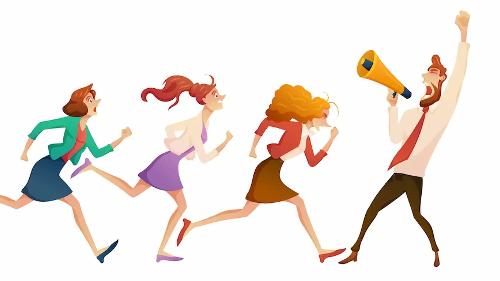 disegno tre donne che corrono inseguendo il leader.jpg