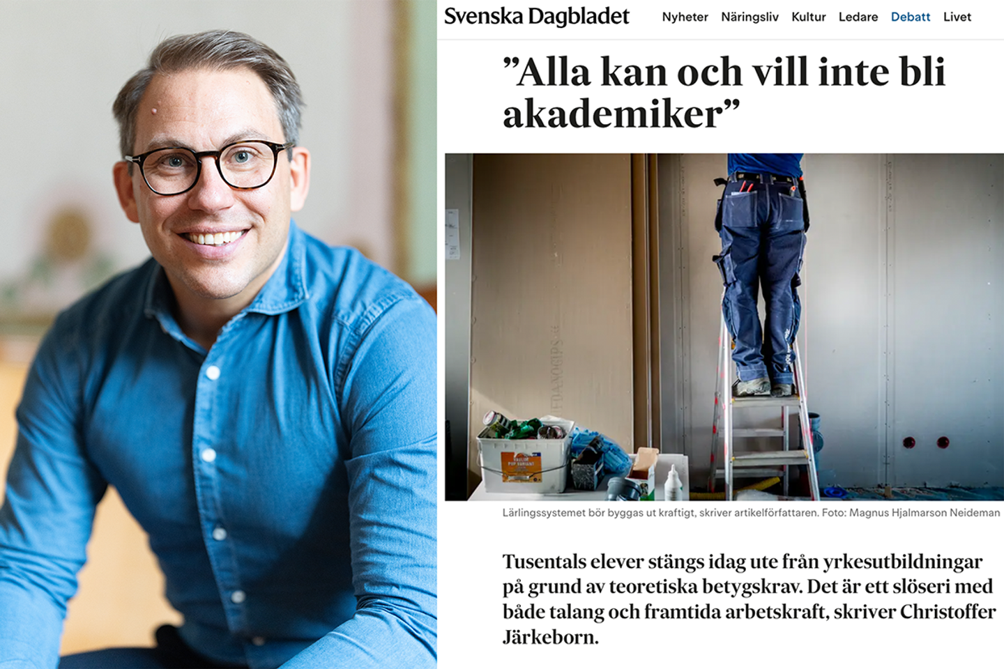 Nimlas vd: Sluta slå ut de praktiskt begåvade – sänk de akademiska hindren