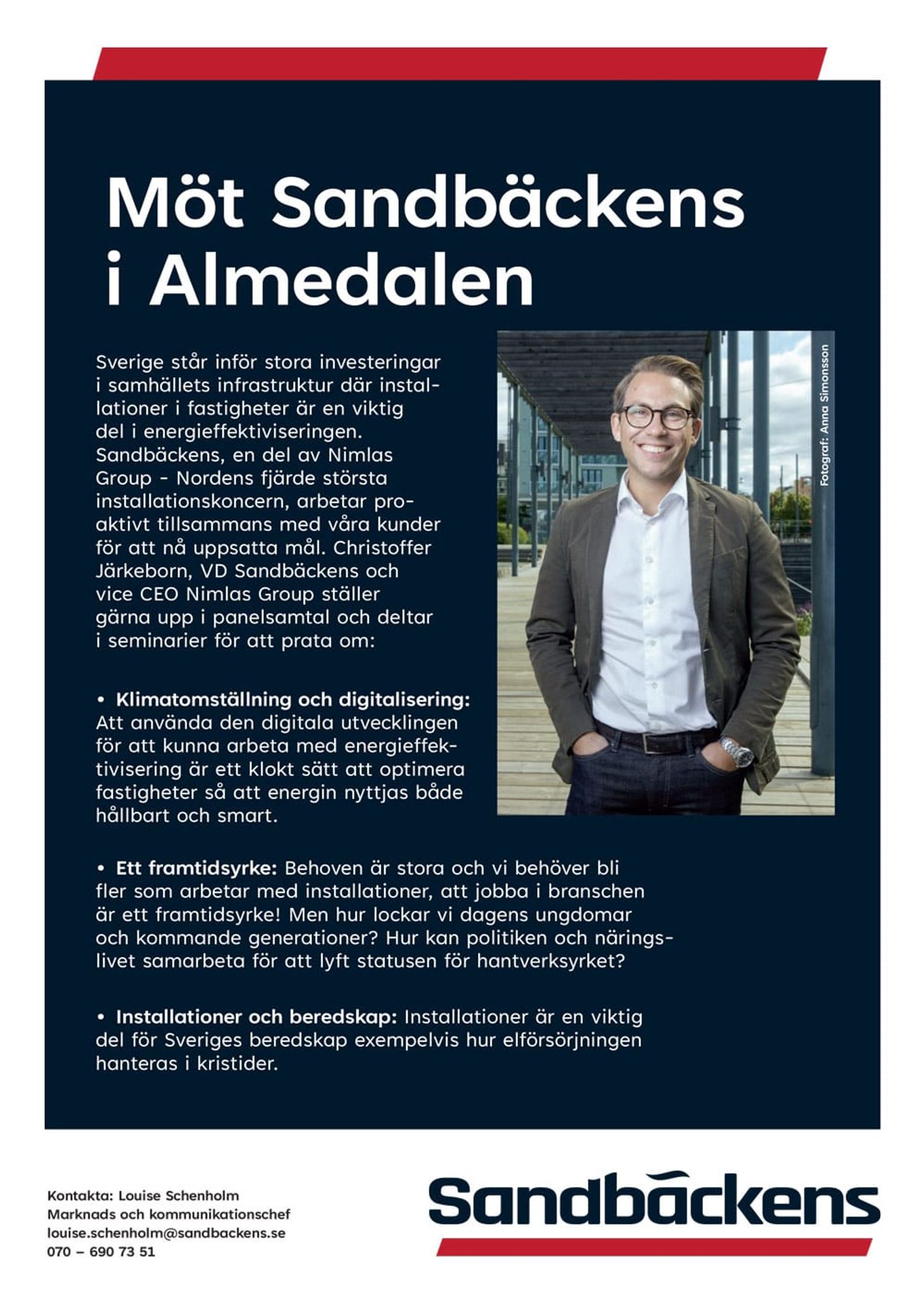 Möt Sandbäckens i Almedalen