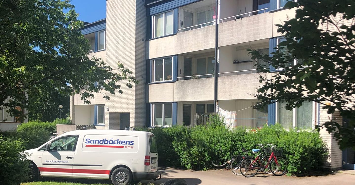 Sandbäckens utför stambyte Kv Citrinen Bärnstenen, Växjö
