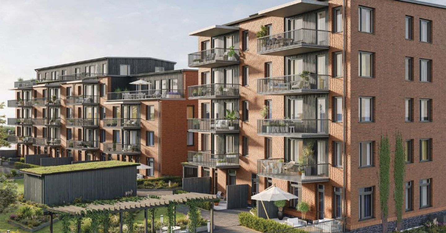 Sandbäckens utför installationer i 49 lägenheter och 12 radhus i Limhamn