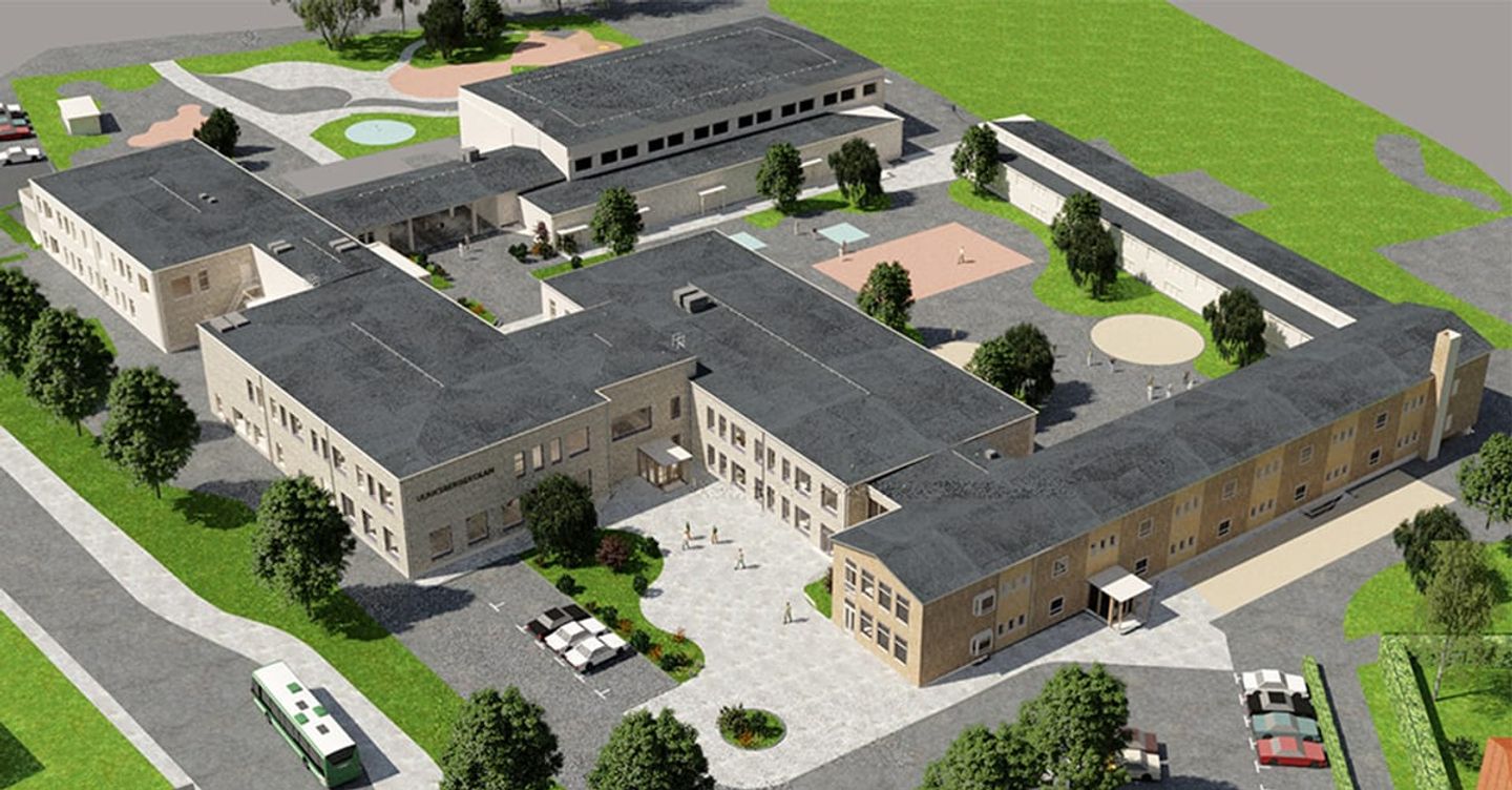 Sandbäckens utför VS-installationerna i samband med renoveringen av Ulriksbergsskolan i Växjö