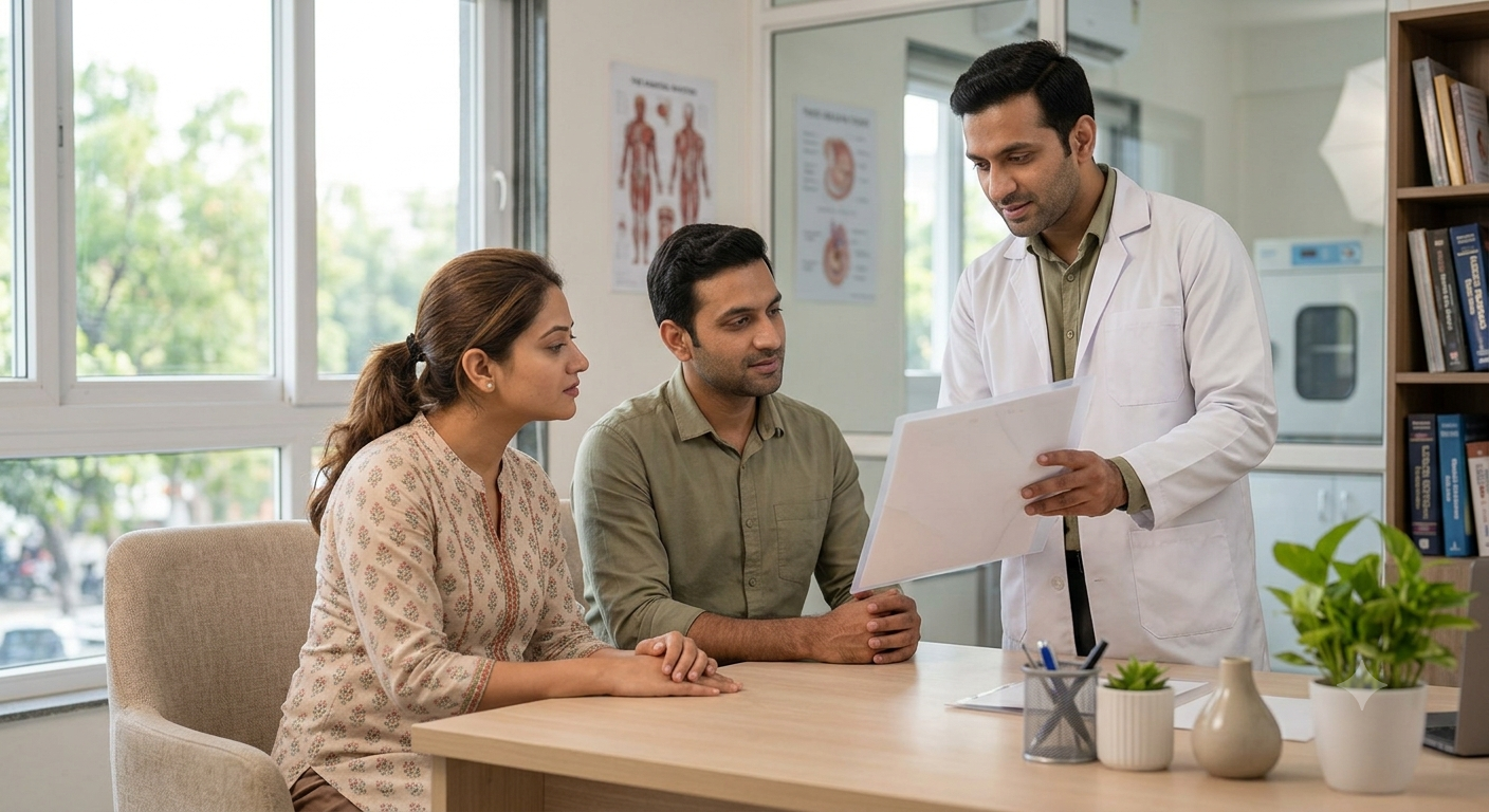 Medical illustration for ICSI vs IVF: Do you actually need ICSI or is it being upsold to you? — Bavishi Fertility Institute