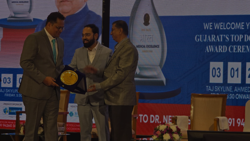 Medical illustration for Dr. Parth Bavishi Wins Bharat Excellence Award for IVF — Bavishi Fertility Institute