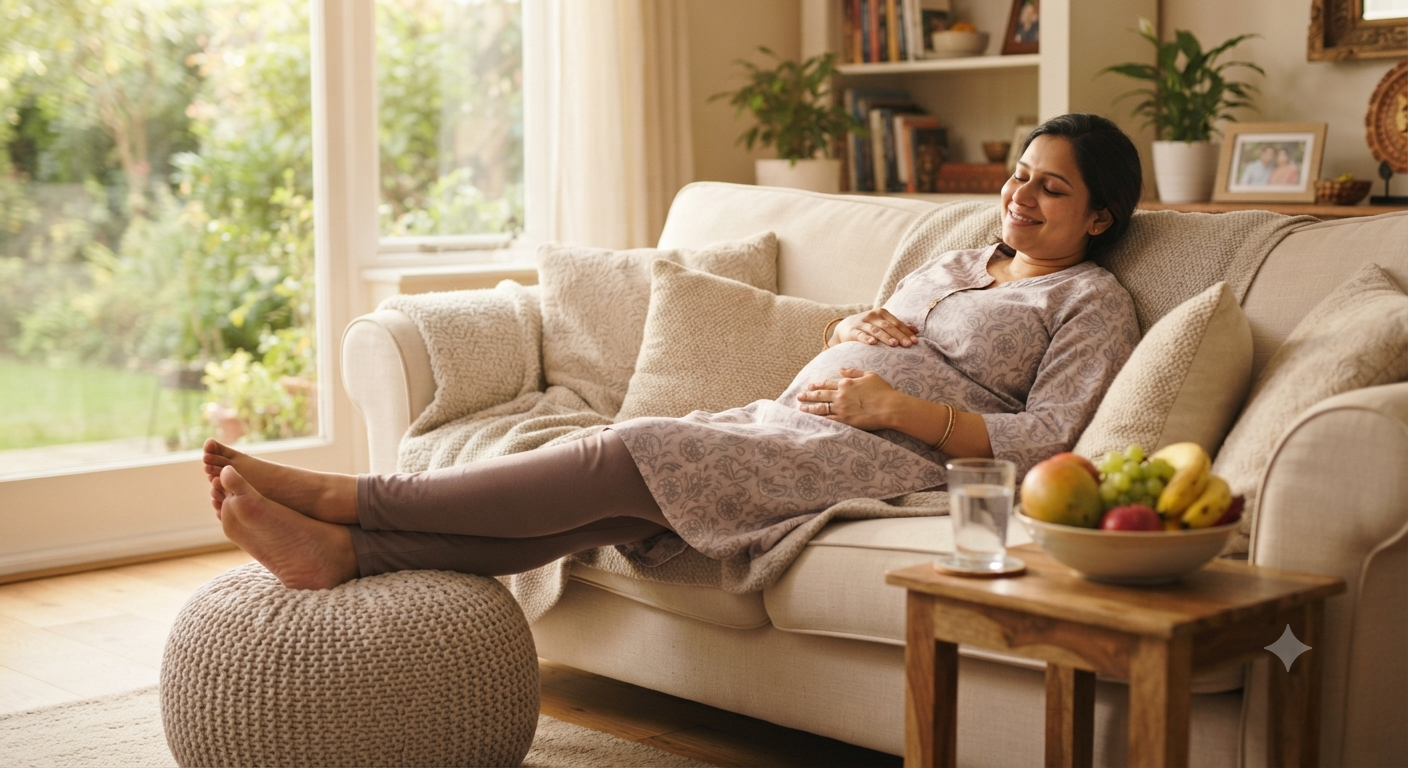Medical illustration for Lifestyle, Diet & Rest tips for High risk pregnancy — Bavishi Fertility Institute