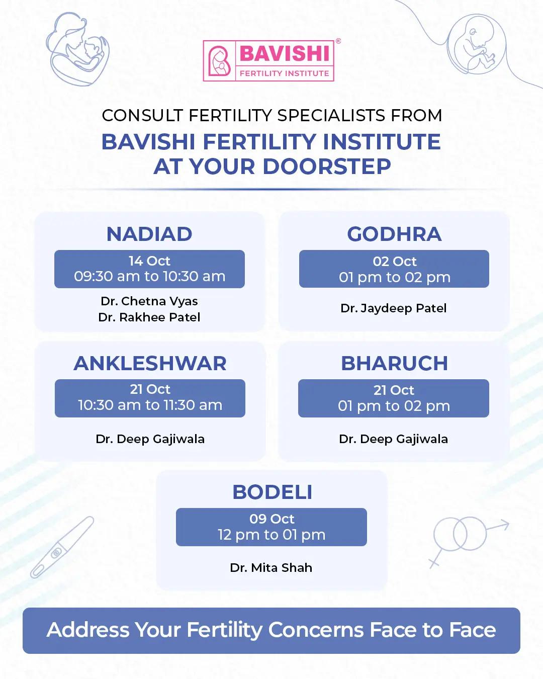 OPD — Bavishi Fertility Institute outreach event