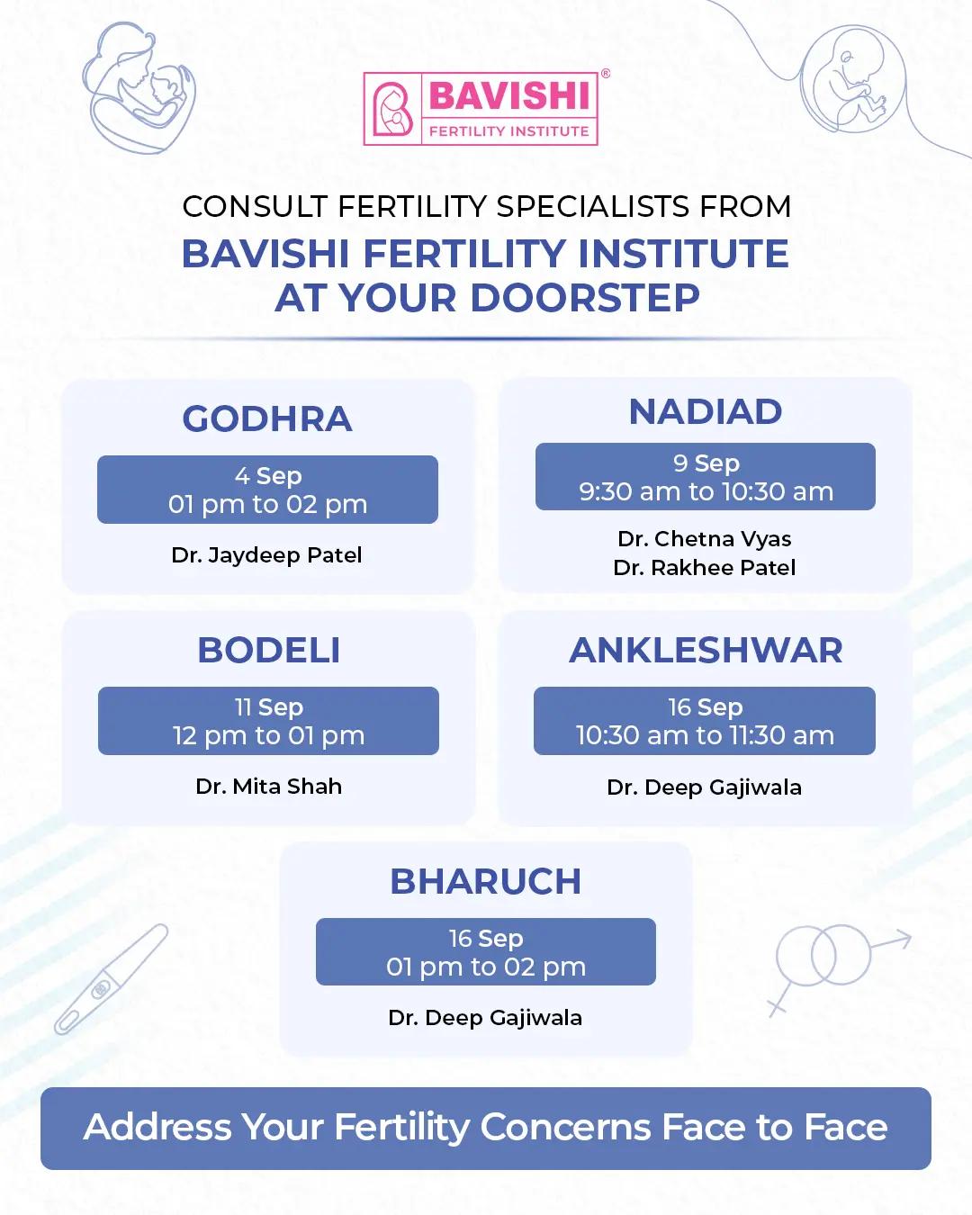 OPD — Bavishi Fertility Institute outreach event